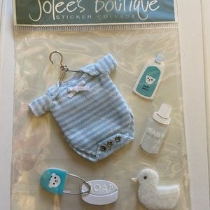 baby boy puffy stickers